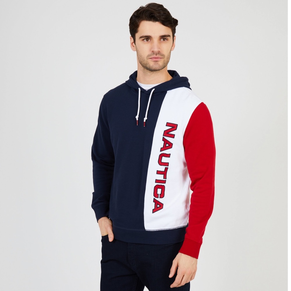 NÁUTICA LIGHT WEIGHT COTTON HOODIE